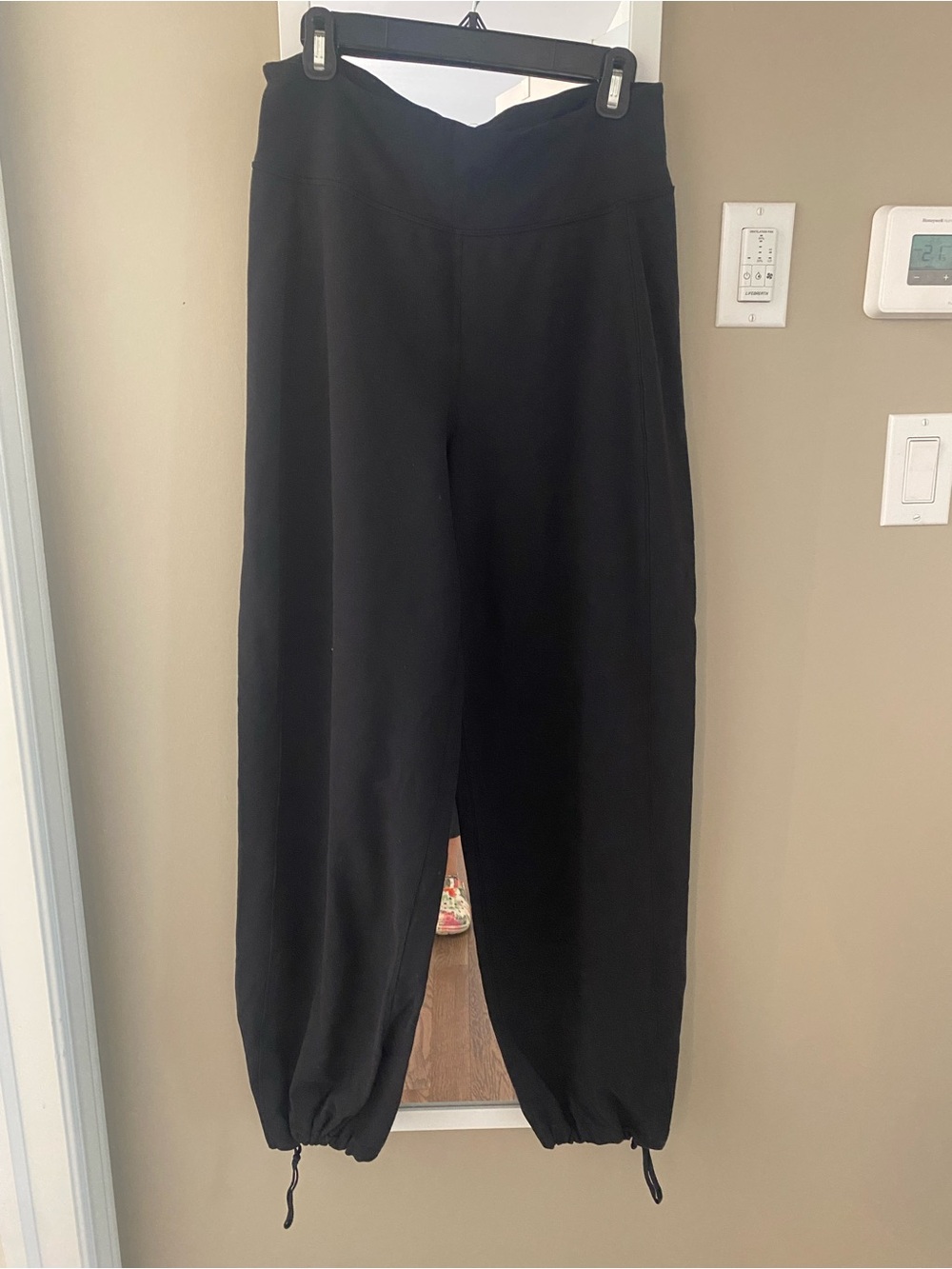 lululemon athletica Black Drawstring Hem Jogger Pants